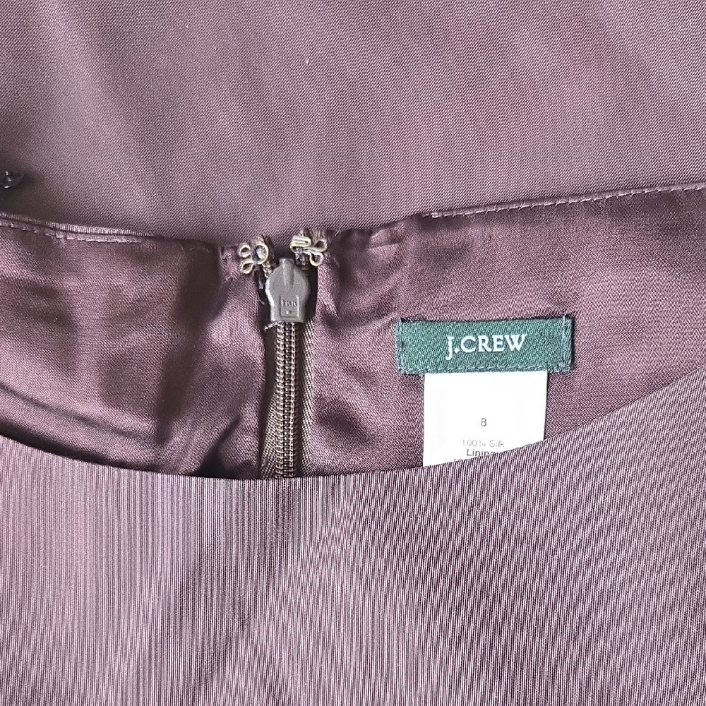 J. Crew Rich Brown Dress Circa 90s